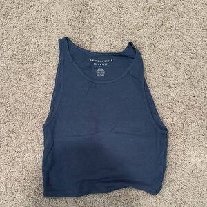 American Eagle Outfitters Navy Tank Top